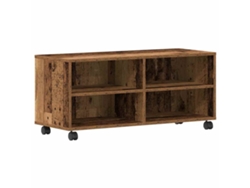 Maison Exclusive - Gabinete De Tv Marrón 90 X 35 X 40.5 Cm Madera Contrachapada