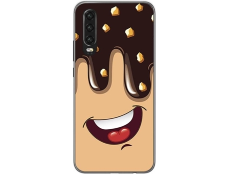 Carcasa Huawei P30 TUMUNDOSMARTPHONE Helado Chocolate Multicolor