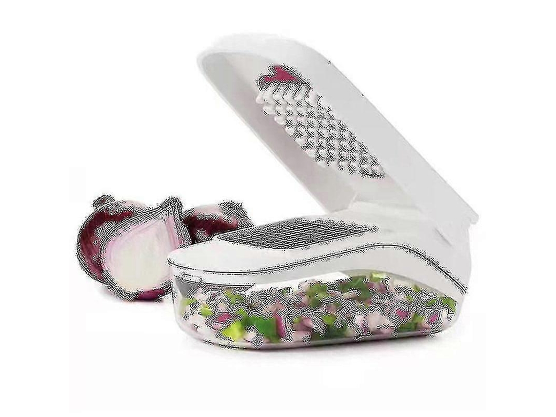 Cortador manual de frutas y verduras con cuchilla para dados, cortador de queso y prensa de ajos. Rosewell