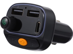 Adaptador De Audio Inalámbrico Para Coche Con Puertos De Conexión Automática