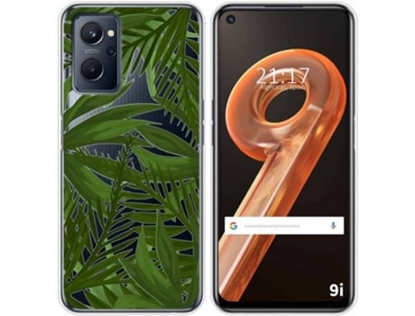 Carcasa Realme 9i TUMUNDOSMARTPHONE Dibujos Transparente Jungla Multicolor