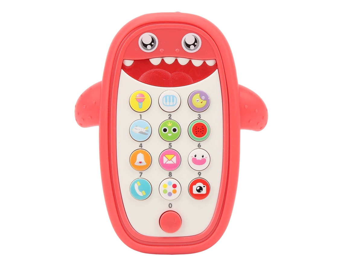 Teléfono Móvil De Juguete Con Forma De Animalito Para Bebés Con Funda De Chupete Extraíble, Rosa, Educativo.