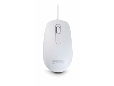 Ratón URBAN FACTORY CMW02UF (Blanco - USB-A)