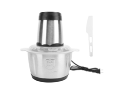 Picadora De Carne Eléctrica De 2 Litros Y 300 W Con Motor De Cobre Y Acero Inoxidable. Procesadora De Alimentos Para Frutas, Frutos Secos, Cebollas Y Patatas. Enchufe Estadounidense De 110 V.