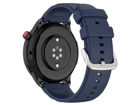 Correa de Silicona 22mm liberación rápida para Samsung Galaxy Watch3 45mm/TicWatch Pro 3 Lite/Mibro Watch X1 - azul medianoche