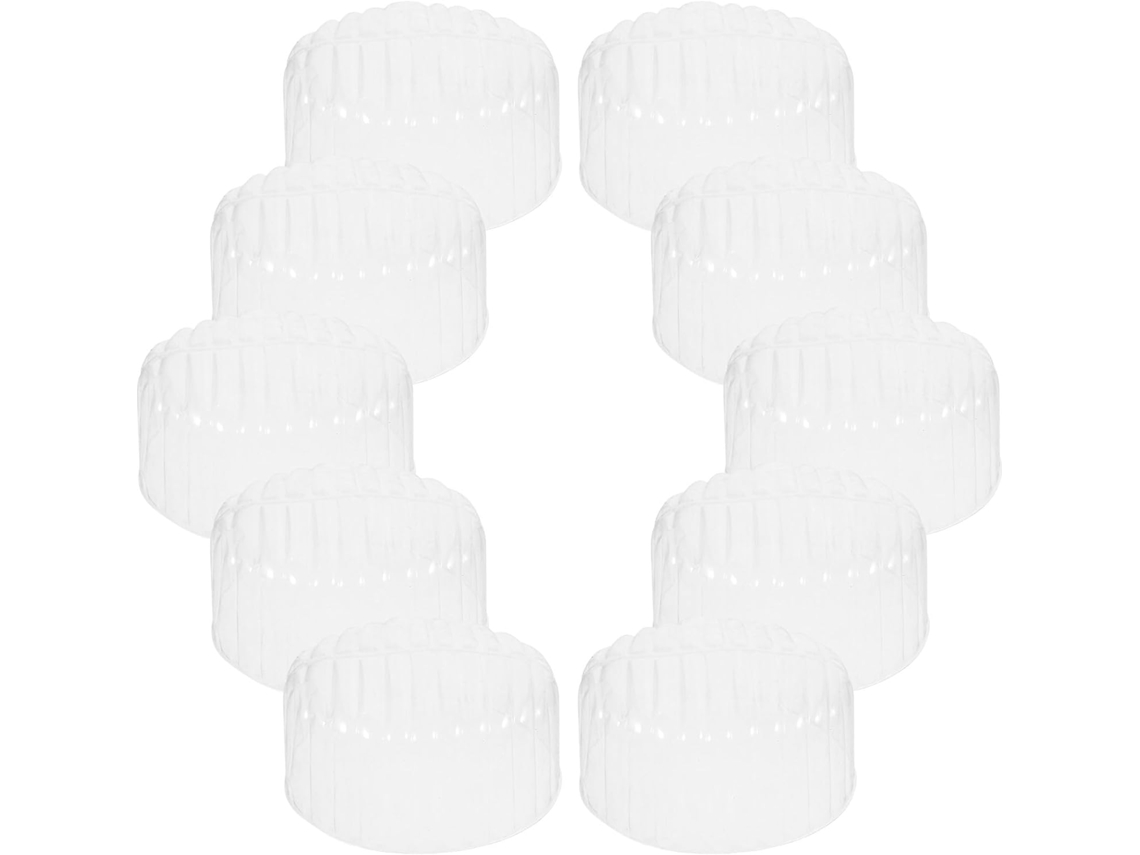 Juego De 10 Soportes De Plástico Pvc Transparente Para Gorras De Béisbol Para Evitar La Deformación.