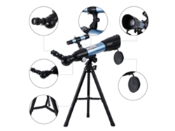 Telescopio Astronómico Refractivo De 90 Aumentos Para Niños Principiantes Con Trípode Y Buscador.