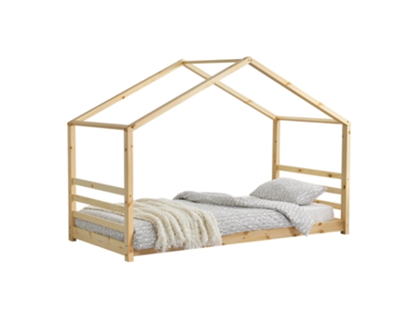 Estructura de Cama Infantil [EN.CASA] (Beige - Madera - 90 x 200 cm)
