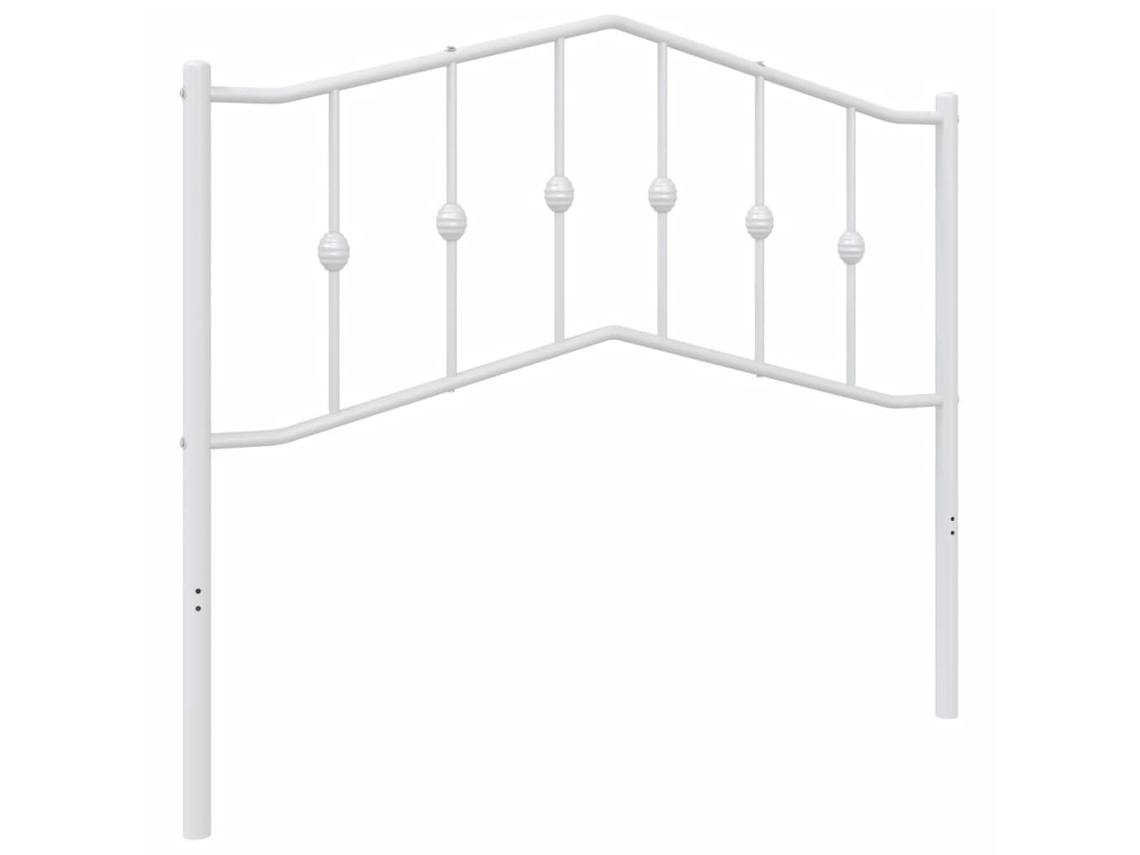 Cabecero de repuesto 107 cm Metal Blanco MAISON EXCLUSIVE