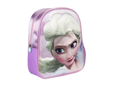 Mochila Infantil 3D Frozen Lilás