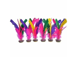 2026-6pcs Volante De Plumas Jianzi Deportivo Al Aire Libre Juguete Colorido Para Pie