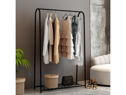 Perchero [EN.CASA] (Negro - Metal - 144,5 x 89 x 32,5 cm)