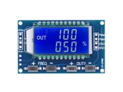 Módulo Generador De Señal Pwm Ajustable, Frecuencia, Ciclo De Trabajo, Onda Cuadrada, Pantalla Lcd.