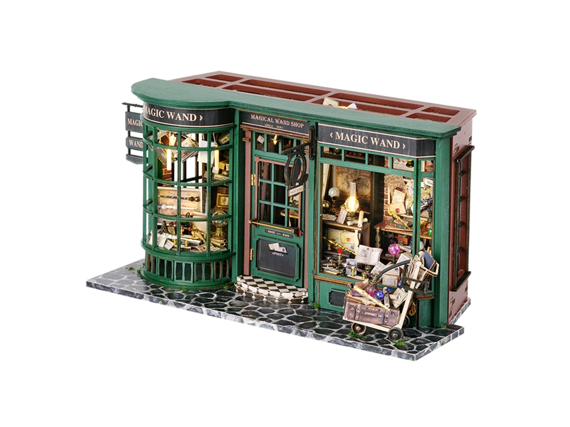 Una Casa Llena De Magia. Modelo 3d Con Luces Led. Dimensiones: 29 X 14 X 15 Cm.