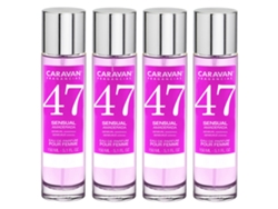4x Perfume de Mujer Nº47 150ml CARAVAN