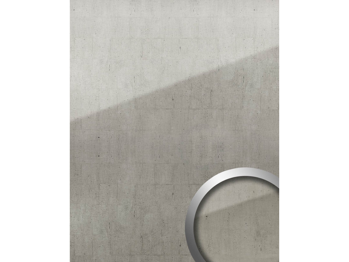 18001-Sa-Ar Panel de pared Aspecto usado Platina WALLFACE