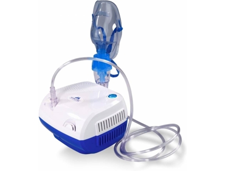 Nebulizador compresor Portátil Mini Blanco y azul Neb-2 MOBICLINIC