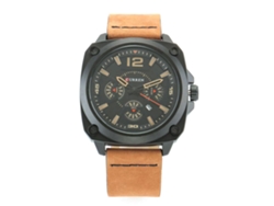 Reloj De Pulsera De Cuarzo Impermeable Duradero Con Calendario Para Hombre Niño (negro)