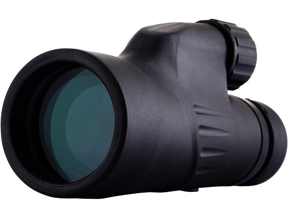 Monocular 12x50 de alta potencia, brillante, transparente, de enfoque único, IP68, antivaho, para observación de aves, fauna silvestre, color negro Yizhood
