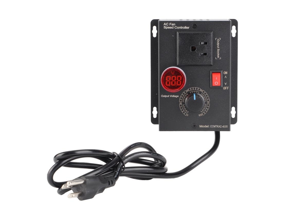Regulador De Voltaje Scr De 18 A Para Control De Velocidad Variable De Ventiladores Y Motores.