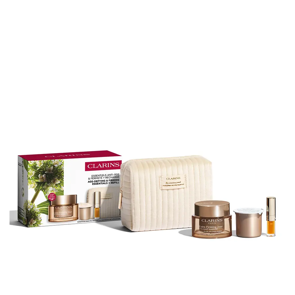 Crema reafirmante extra para todo tipo de piel, set de 4 piezas CLARINS
