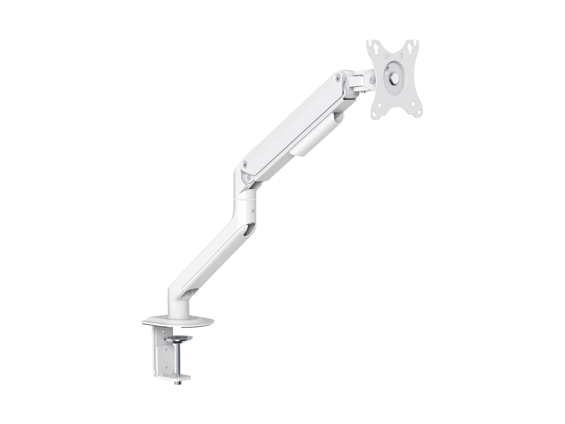 Soporte de Mesa TOOQ Inclinable y Giratorio con Resorte 17 a 32 Máx. 9Kg Blanco