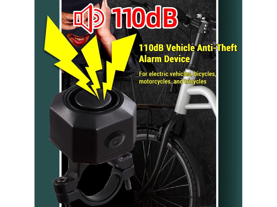 2026-dispositivo Antirrobo Autopropulsado Alarma Eléctrica Casera Sin Cable Alarma De Vibración Para Bicicleta Moto