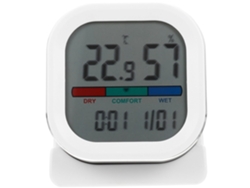 Termómetro E Higrómetro Digital Inoomp Para Medir La Humedad Y La Temperatura Ambiente, Con Pantalla Grande, Para