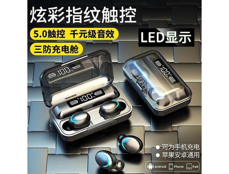 Auriculares Bluetooth TG01 Twins mini inalámbrico 5.1 caja de carga portátil para deportes en el oído
