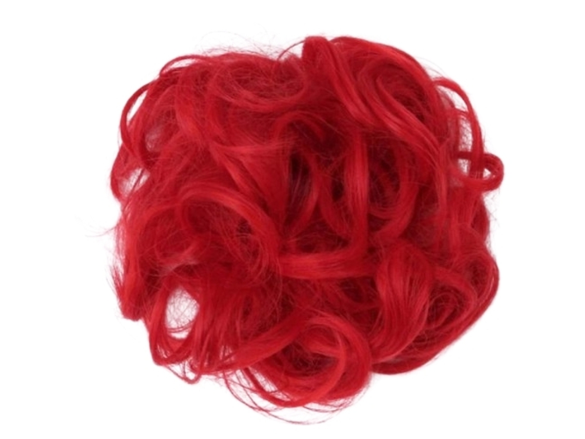 Peluca corta roja para mujer, ajustable y cómoda, con degradado para fiesta.