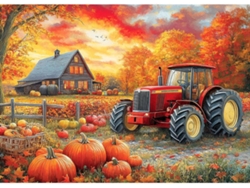 Rompecabezas De Otoño Para Adultos, 1000 Piezas, Con Escena Otoñal, Calabaza De Granja (naranja)
