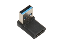 Adaptador Usb A 3.2 Macho Para Usb C Fêmea Ângulo Retto 10gbps Plug And Play Para Laptop Pc