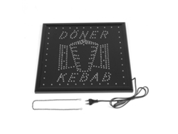 Letrero LED de neón para exhibir kebab Doner