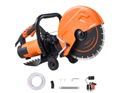 Sierra circular de 305 mm y 2800 W para hormigón, ladrillo y piedra con sistema de corte húmedo Tekmaquinas