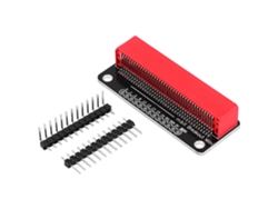 2026velora-Placa de extensión con componentes de recubrimiento de oro Mini/Micro:bit Pin de 2,54 mm Rojo
