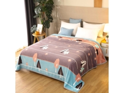 Manta Decorativa Con Estampado De Dibujos Animados De 150x200 Cm Para Sofá, Dormitorio, Oficina, Viajes, Poliéster Suave.