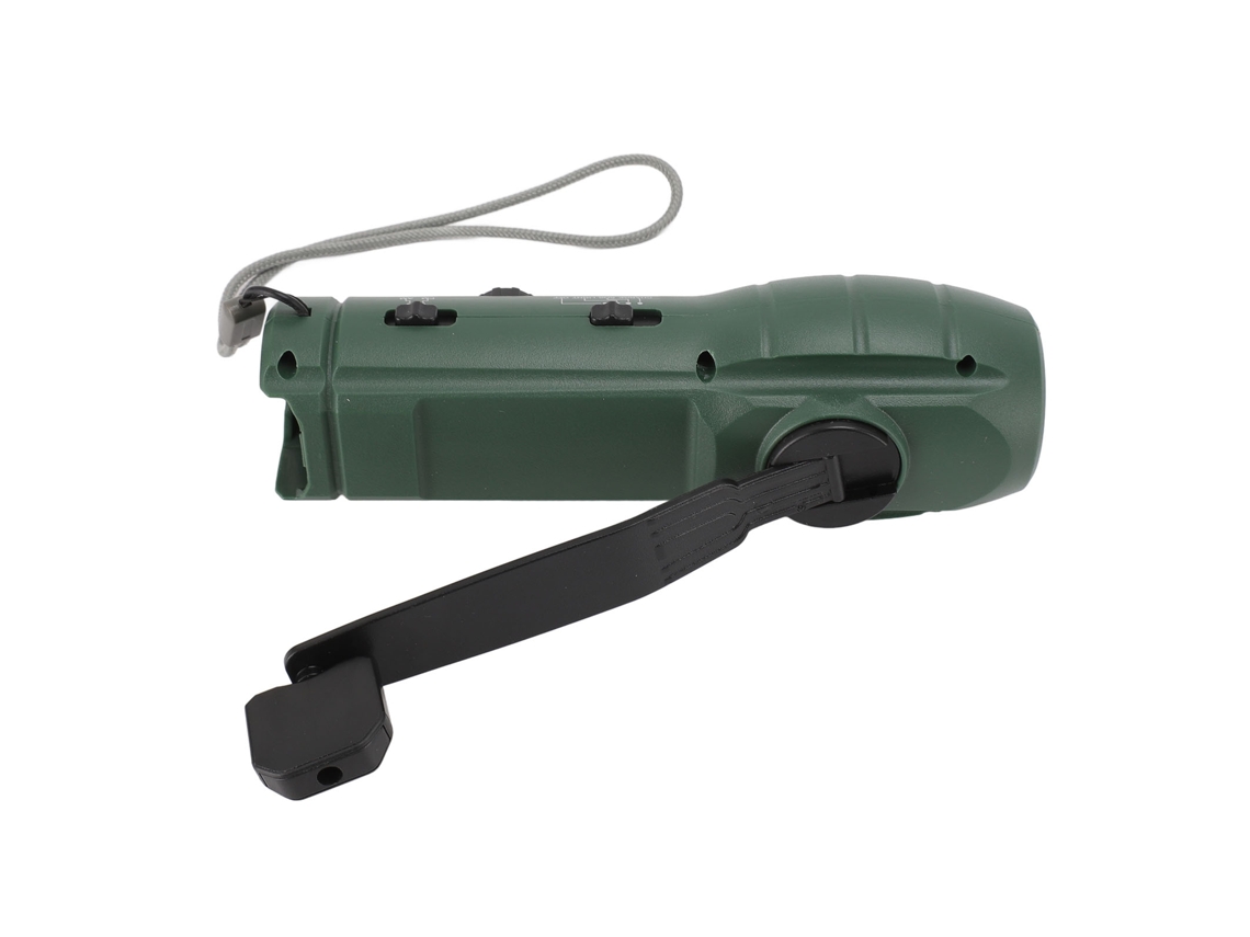 Radio De Emergencia Portátil Multifuncional Con Manivela, Banda Am/fm Y Linterna Para Actividades De Emergencia Al Aire Libre.