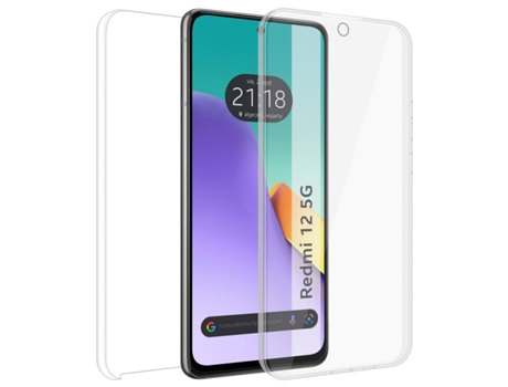 Funda para Xiaomi Redmi 12 5G TUMUNDOSMARTPHONE Transparente