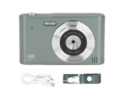 Cámara Digital Vintage Hd 4k De 2,4" Y 48 Mp Con Zoom 16x Y Estabilización De Imagen Para Fotografía De Viajes - Verde