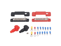 Yncm2026-2 Conjuntos Bloque De Distribución De Potencia Busbar 12 Terminales Tuerca M8 Para Automóvil Rv Marina Yate Dc48v 150a