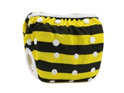 Cambiador De Bebé Reutilizable Para Nadar, Ajustable, Impermeable, Transpirable, Con Sello De Abeja.