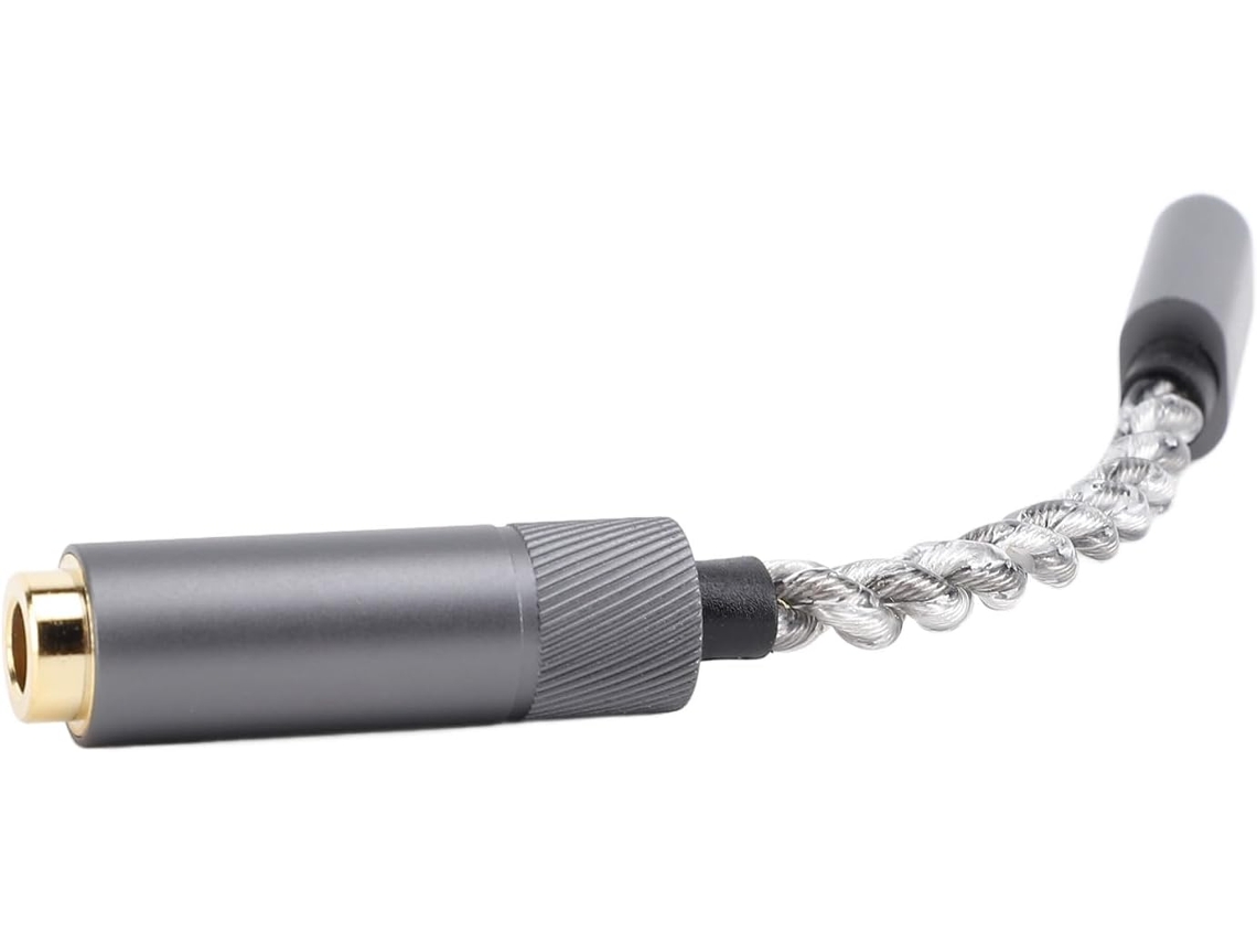Adaptador De Auriculares Usb-c A 4,4 Mm, Chip Dac Cx31993, Sonido Hifi De 384 Khz/32 Bits, Plug Play.