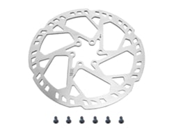 2026-disco De Freno De Disco Para Bicicleta Acero Inoxidable Sus410 180mm 2.3mm 6 Agujeros Accesorios De Bicicleta Eléctrica