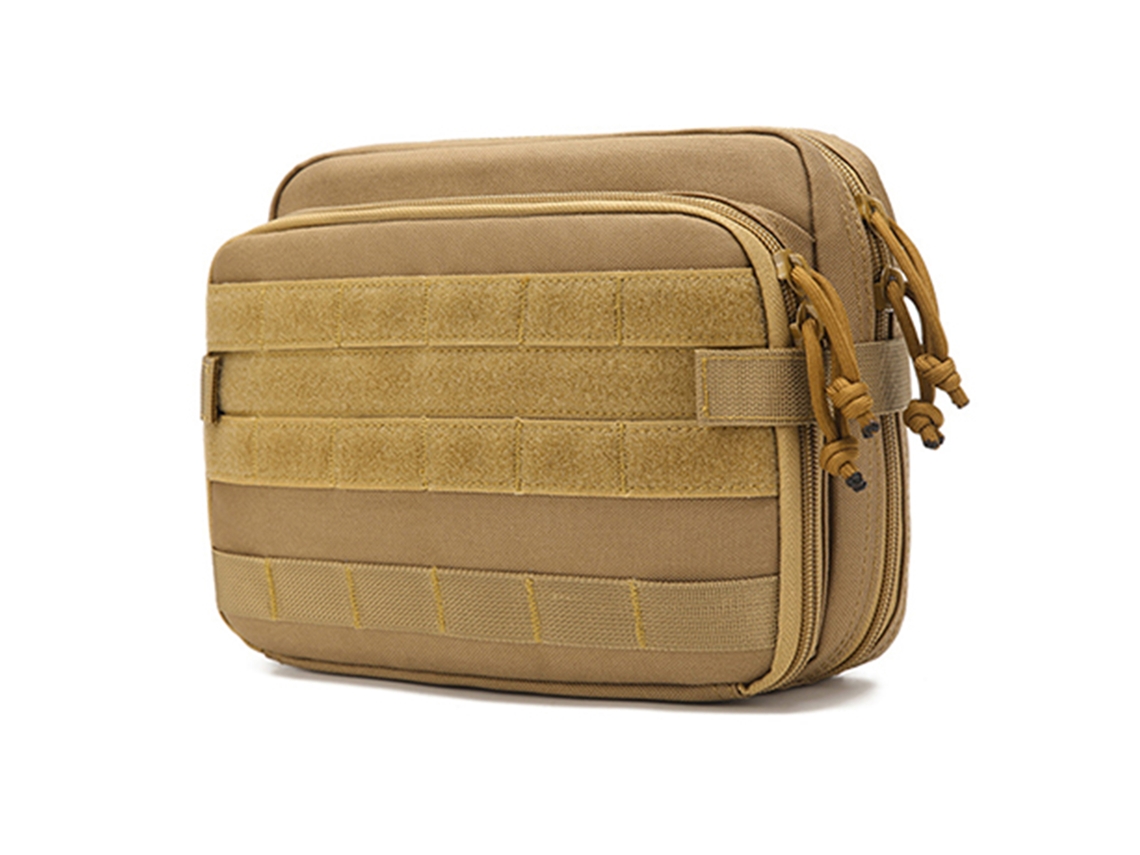 Bolsa Tática Molle Com Design Laser Cut, Organizador Médico Militar, Bolso Para Mapa, Ifak, Edc, Khaki