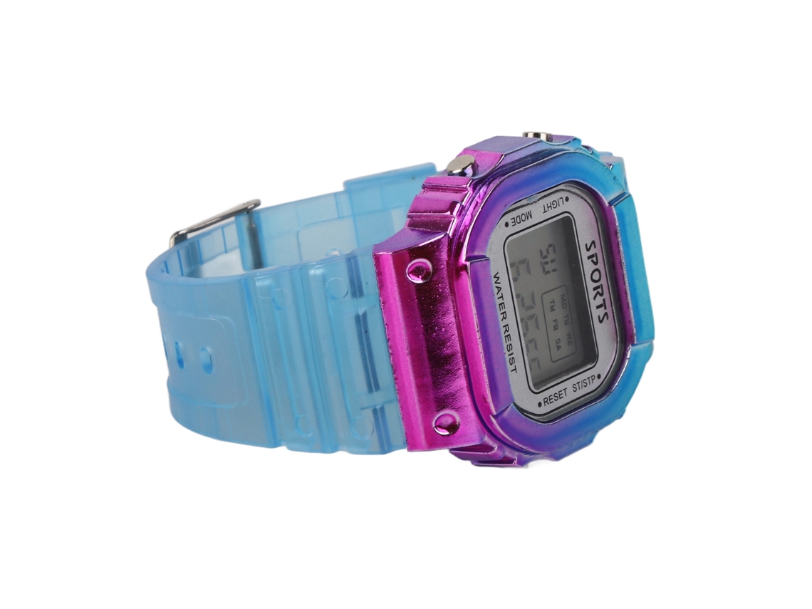 Reloj Electrónico Con Degradado De Color Para Estudiantes