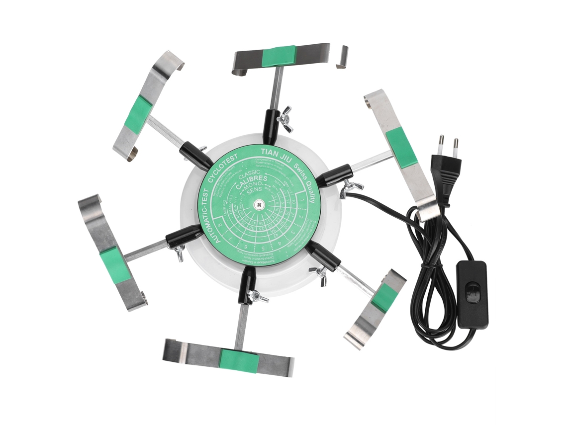 Instrumento De Cuerda Automática Para Relojes Mecánicos Con 6 Puertos, Acero Aleado.