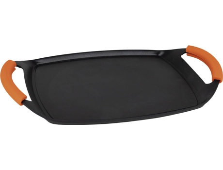 Plancha De Asar Para Inducción Aluminio Fundido Full Induccion Modelo Olivier 47X1.7Cm