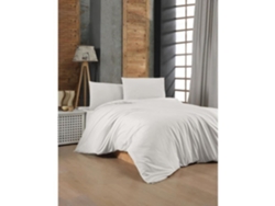 Juego De Cama - Funda Nórdica 220 X 240 + 2 Fundas De Almohada 60 X 60 De Algodón Reforzado - Blanco