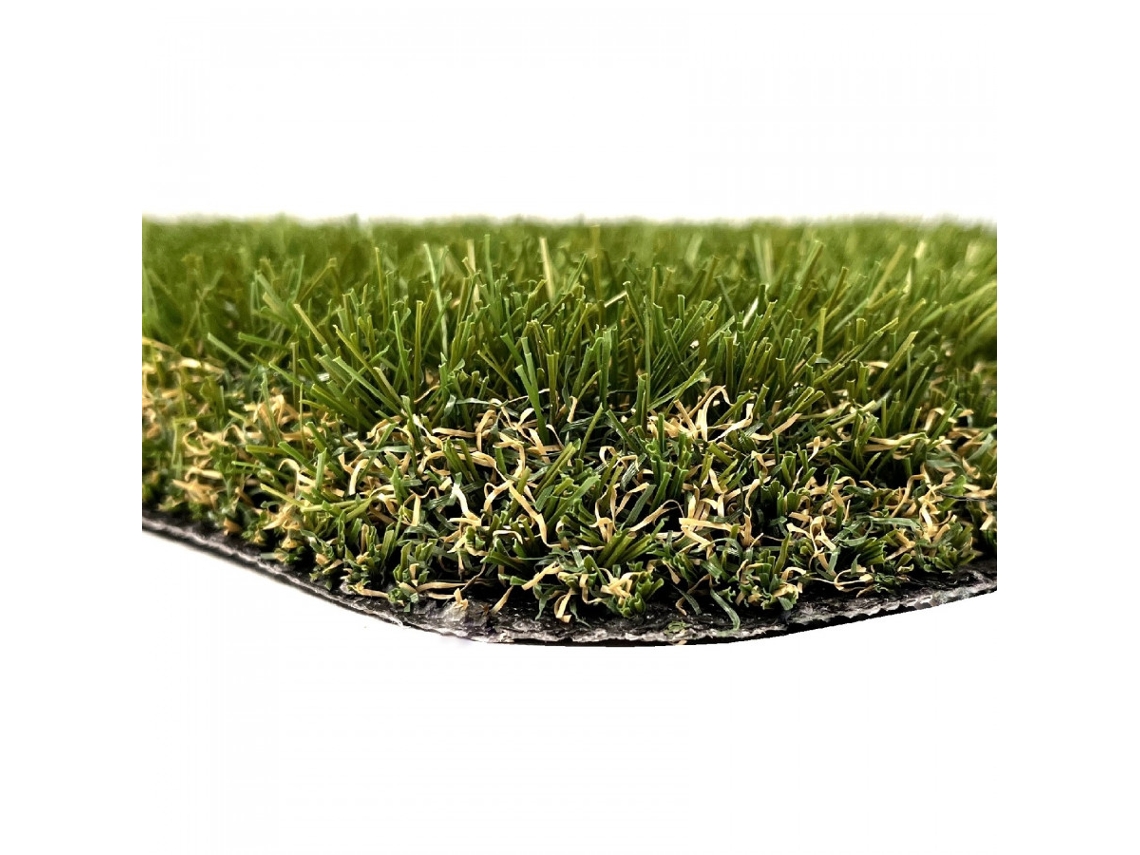 Césped sintético artificial de 30 mm, 1 x 10 m, en 4 tonos, 10 m² de césped artificial para jardín de Yelloo