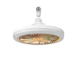 Ventilador Led, Tamaño Estándar, Color Amarillo (tricolor + Control Remoto)